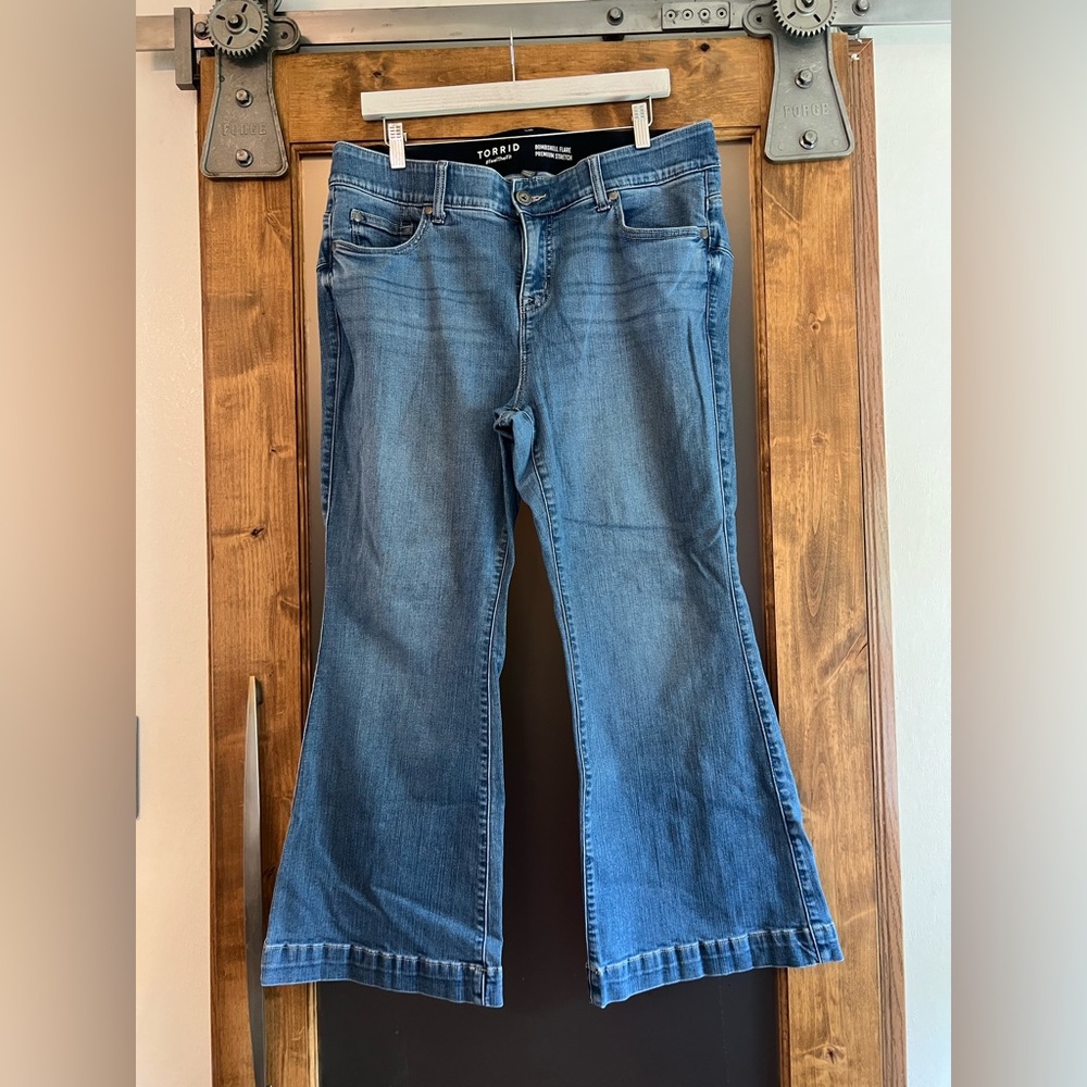 Torrid Bombshell High Rise Flare Jeans